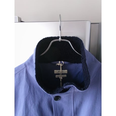 FUJI / STANDCOLLAR COTTON JACKET *BLUE