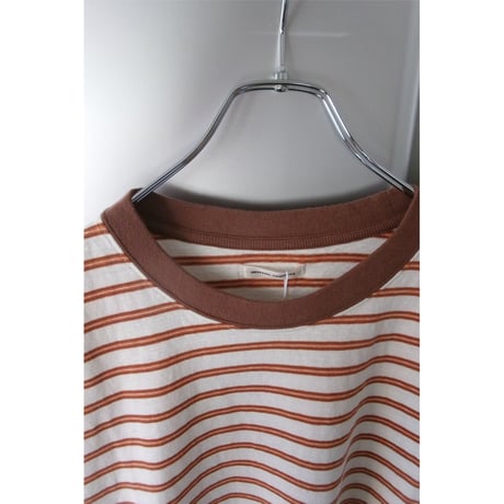 UNIVERSAL PRODUCTS / ORIGINAL BORDER S/S T-SHIRTS *ORANGE