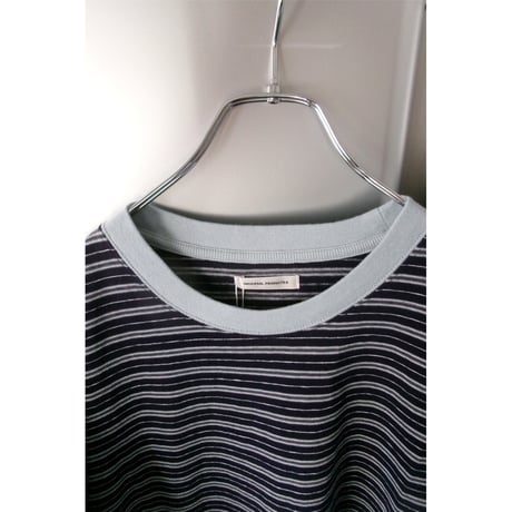 UNIVERSAL PRODUCTS / ORIGINAL BORDER S/S T-SHIRTS *NAVY