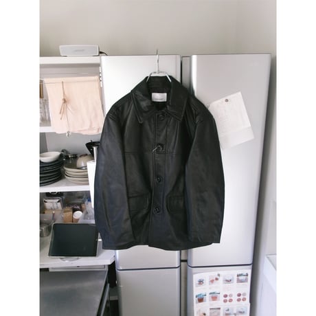 MY___ / LEATHER JACKET *ASH