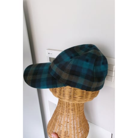 Share the Fantasy / 6 PANEL LONG BRIM CAP *BLUSH BLUE(CHECK)