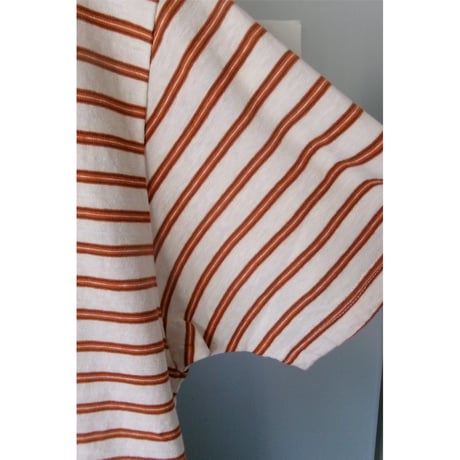UNIVERSAL PRODUCTS / ORIGINAL BORDER S/S T-SHIRTS *ORANGE