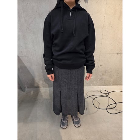OLD FOLK HOUSE(Ladies) / Skipper Sweat Hoodie *BLACK