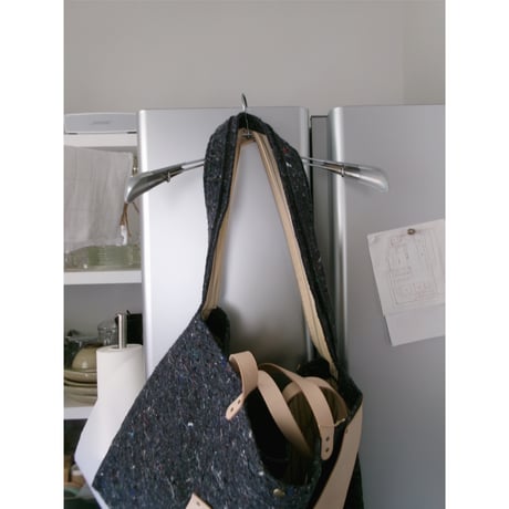 YUTASETOGAWA / ATELIER BAG - with vegetable tanned leather *GRAY