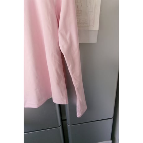 OLD FOLK HOUSE / Reversible Long-Sleeve *Pale Pink / White