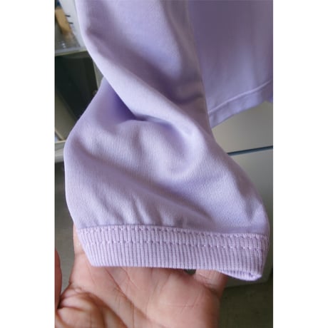 EVCON/ SHEER HENRYNECK L/S TEE *L.PURPLE