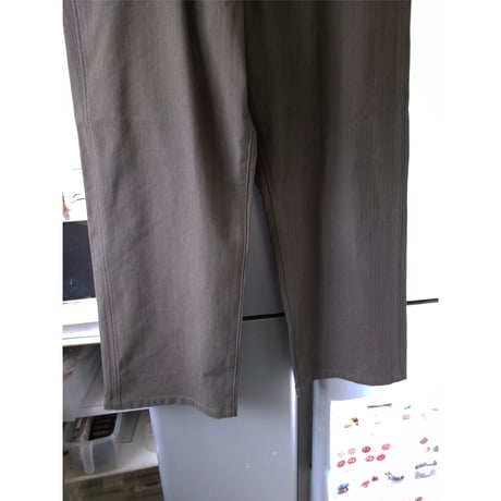 YOKO SAKAMOTO / WORK 5POCKET STRAIGHT PANTS (COTTON/RAYON) *OLIVE