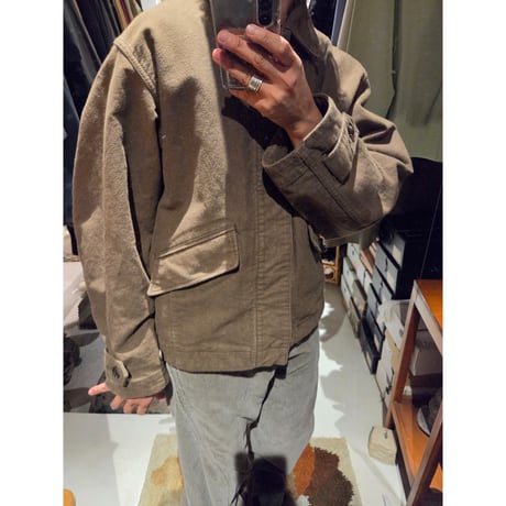 OLD FOLK HOUSE / Moleskin Jacket *BROWN