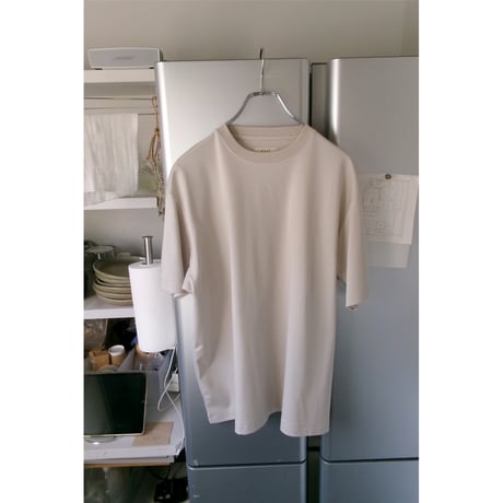 FUJI / SUPIMA COTTON S/S T-SHIRT*IVORY