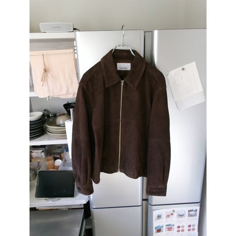 MY___ / SUEDE BLOUSON *BROWN