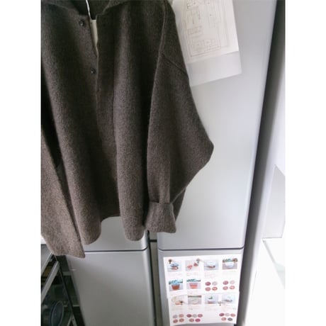 Blanc YM/ Kid Mohair Knit Shirts *Brown