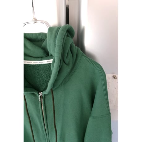 UNIVERSAL PRODUCTS / JUMBERCA ZIP UP HOODIE *GREEN