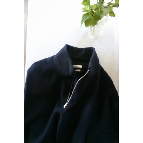 FUJI / BRUSHED WOOL PULLOVER *NAVY