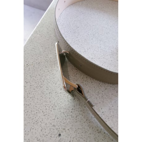 Rich I / LEATHER BELT *Gray