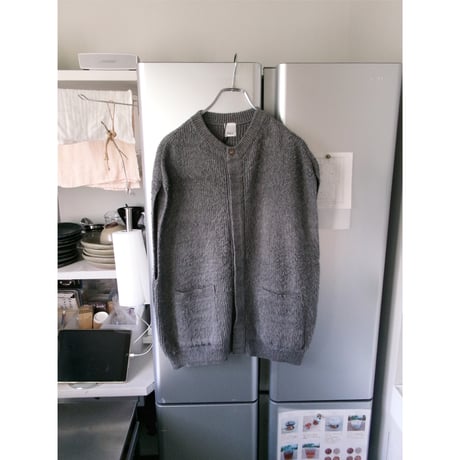 YULA / BRUSHED COTTON VEST *GRAY MIX