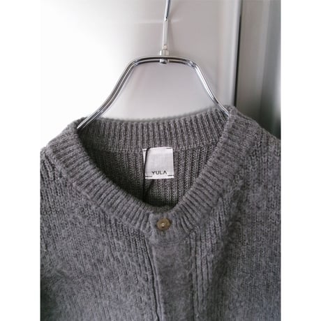 YULA / BRUSHED COTTON VEST *GRAY MIX