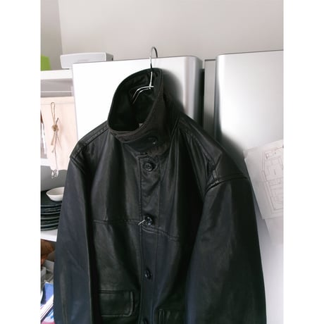 MY___ / LEATHER JACKET *ASH