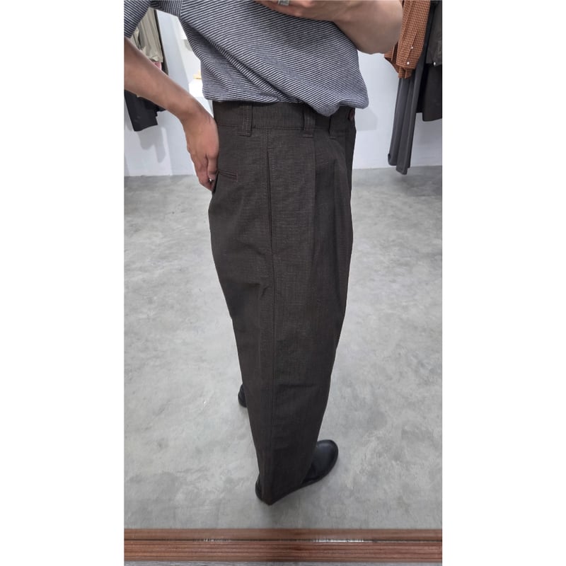 NO ROLL / THICKWALK N.WEATHER PANTS *DARKEST BR