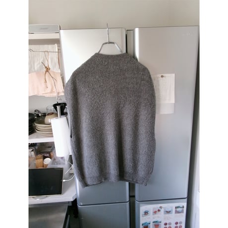 YULA / BRUSHED COTTON VEST *GRAY MIX