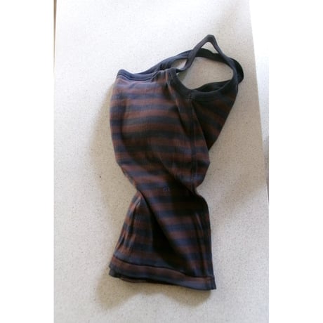 MY___ / miller x MY CAMISOLE *NAVY BROWN BORDER