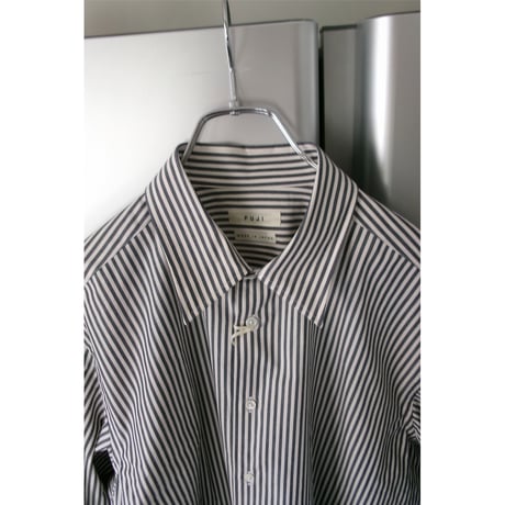 FUJI / COTTON STRIPE SHIRT *NAVY