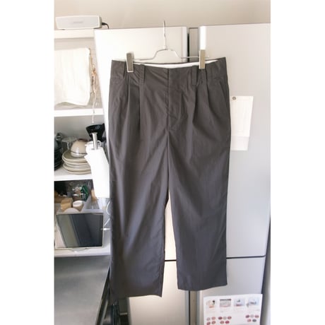 ABELIA EDWARD GOUCHA / BASEBALL SLACKS(NYLON) *CHARCOAL