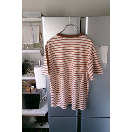 UNIVERSAL PRODUCTS / ORIGINAL BORDER S/S T-SHIRTS *ORANGE