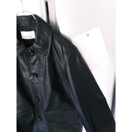 MY___ / LEATHER JACKET *ASH