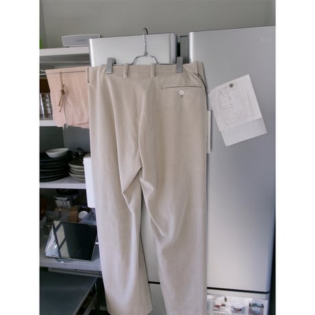 OLD FOLK HOUSE / Cotton & Rayon Corduroy Pants *Off-White