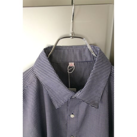 ISSUETHINGS / TYPE120 (GINGHAM COTTON) *WHITE & NAVY BLUE