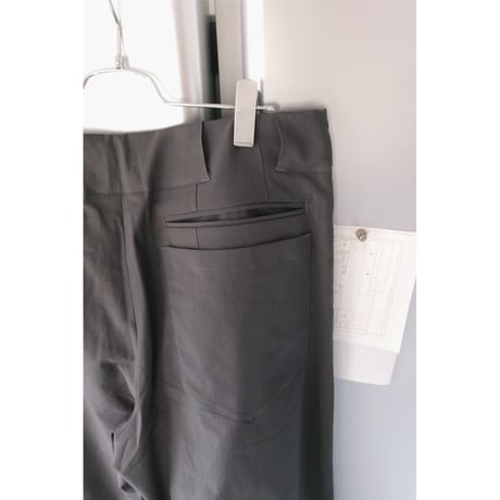 [LIMITEDITEM] ABELIA EDWARD GOUCHA / BASEBALL SLACKS *CHARCOAL
