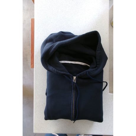 UNIVERSAL PRODUCTS / JUMBERCA ZIP UP HOODIE *NAVY