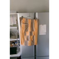 TOZAOU for AVET / mimi Float Shorts *C(ライトブラウン×オレンジ ストライプ)