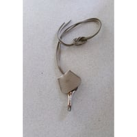 Rich I / Leather Cord Crochet *Gray