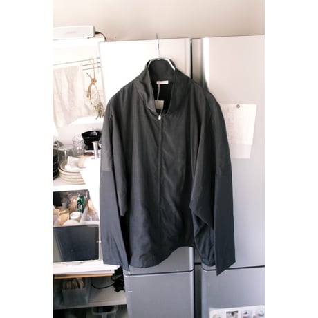 Blanc YM / Cupro Nylon Track JKT *Gray