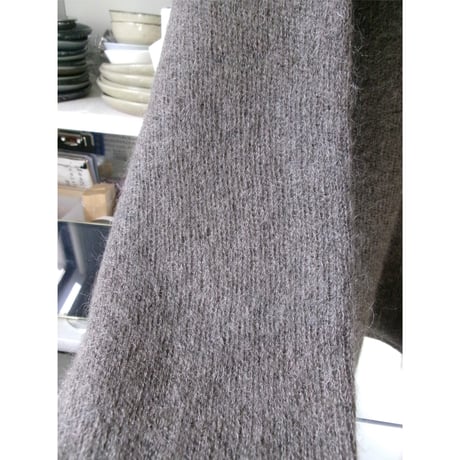 Blanc YM/ Kid Mohair Knit Shirts *Brown