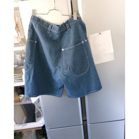 TOZAOU (for A) / Denim Miton Shorts *BLUE