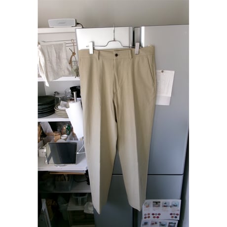 FUJI / COTTON SILK PATCH POCKET PANTS *OLIVE