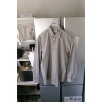 FUJI / COTTON STRIPE SHIRT *NAVY