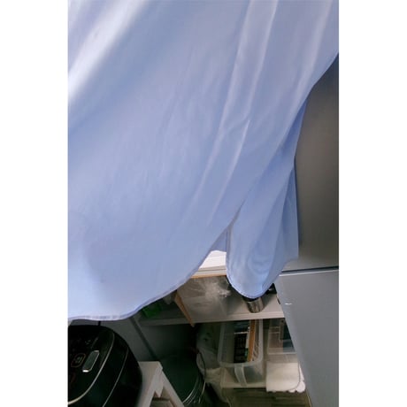 Blanc YM / Broad Cotton Wide Shirts *Sax Blue