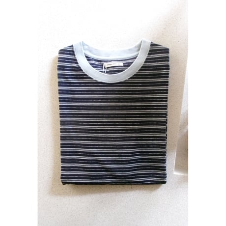 UNIVERSAL PRODUCTS / ORIGINAL BORDER S/S T-SHIRTS *NAVY