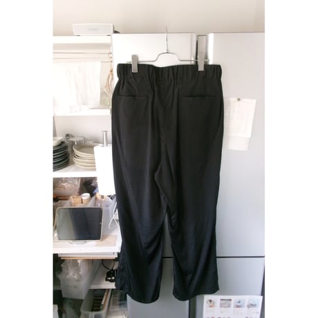Blanc YM / Cupro Nylon Browsing Pants  *BLACK