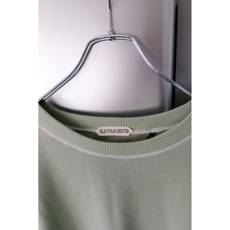 OLD FOLK HOUSE / Plain Sweatshirt *Sage green