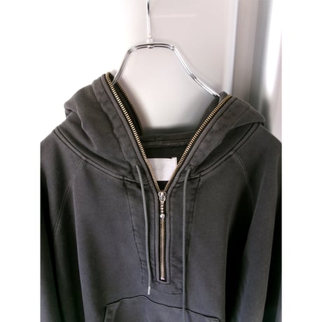 Rich I / Half-Zip Sweat Hoodie *GRAY