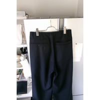 ABELIA EDWARD GOUCHA / BASEBALL SLACKS(WOOL POLYESTER) *NAVY CHECK
