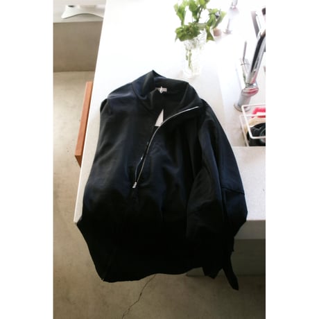Blanc YM / Cupro Nylon Track JKT *BLACK