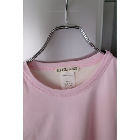 OLD FOLK HOUSE / Reversible Long-Sleeve *Pale Pink / White