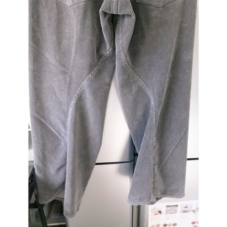 NVRFRGT / 3D TWISTED WIDE LEG 5P PANTS *COLD GREIGE