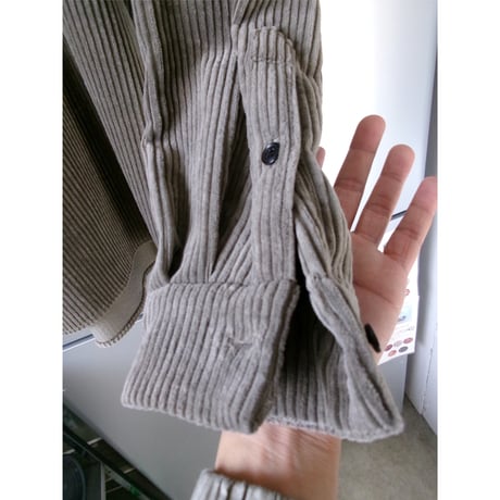 Blanc YM / Corduroy Skipper Shirts *Beige