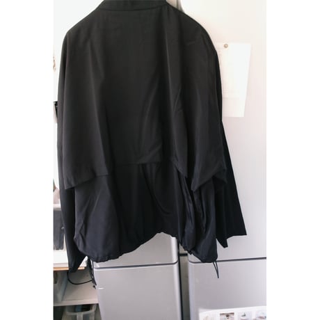 Blanc YM / Cupro Nylon Track JKT *BLACK